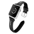 Mega Przyjemny Apple Watch Series 5 44mm Skóra Naturalna I Silikon / Tpu Pasek