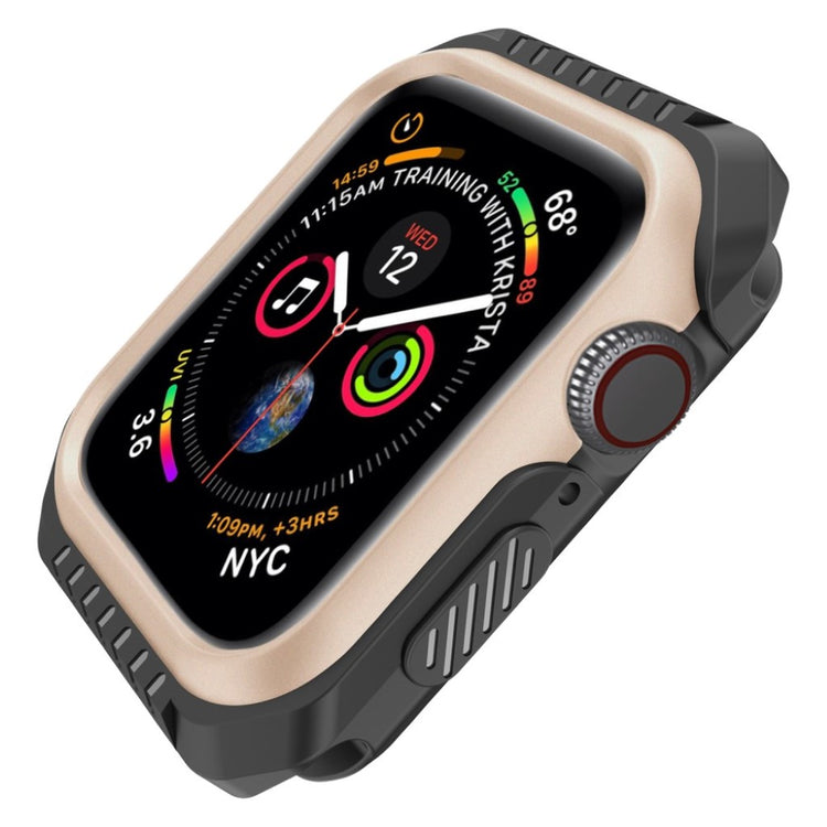 Apple Watch Series 5 44mm Holdbar Metal Bumper  - Guld#serie_3