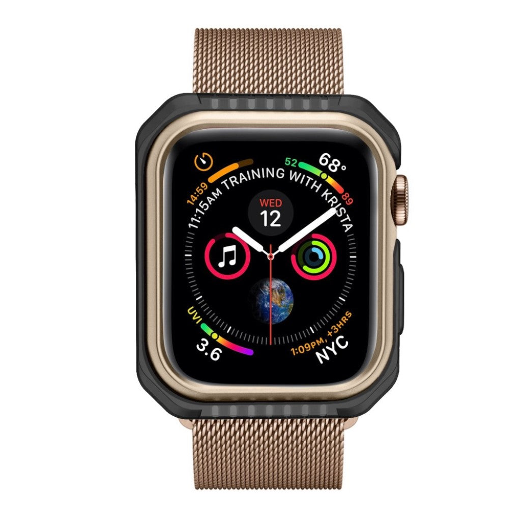 Apple Watch Series 5 44mm Holdbar Metal Bumper  - Guld#serie_3