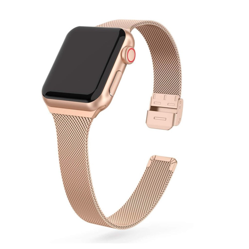 Fed Apple Watch Series 5 44mm / Apple Watch 44mm Metal Rem - Guld#serie_3