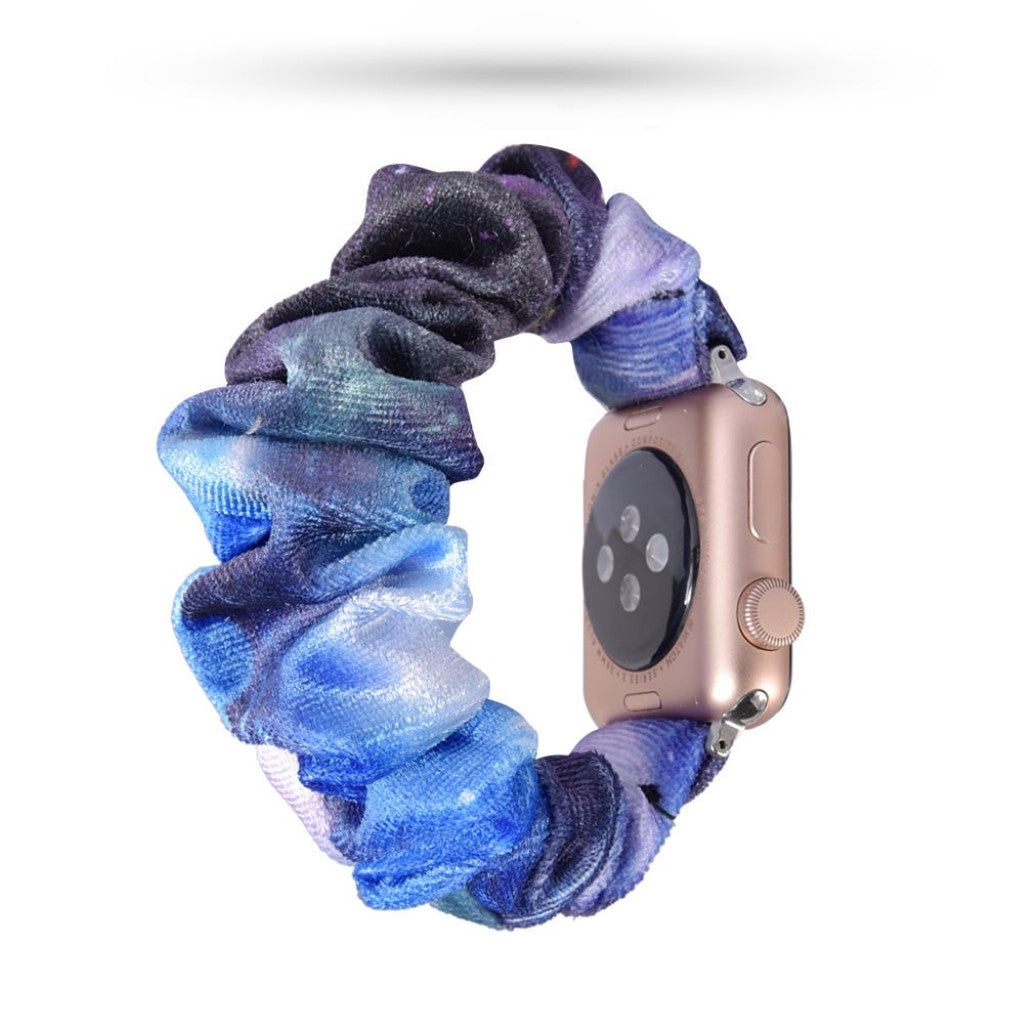 Glimrende Apple Watch Series 5 44mm Nylon Rem - Blå#serie_23