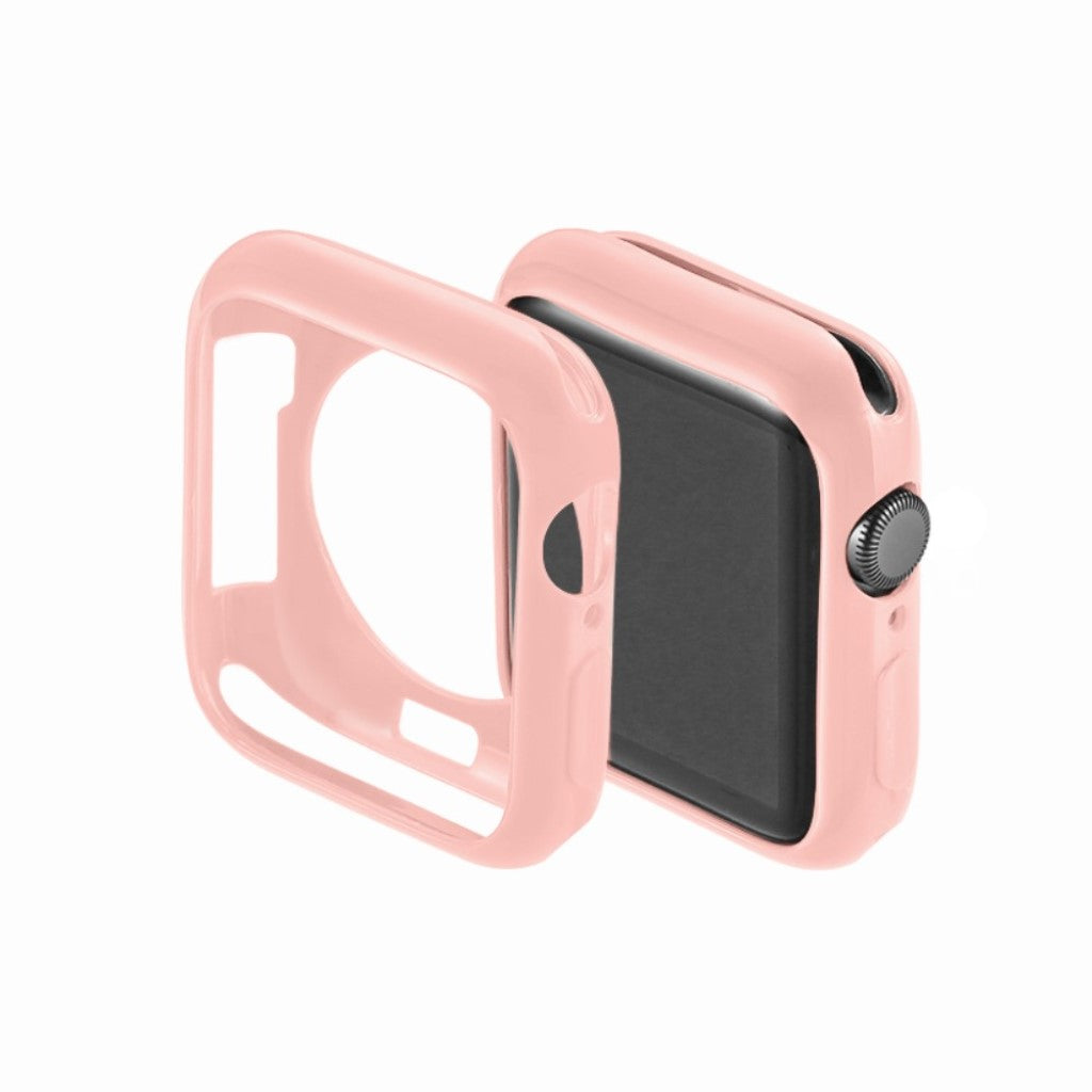 Mega Godt Apple Watch Series 5 44mm Silikone Cover - Pink#serie_5