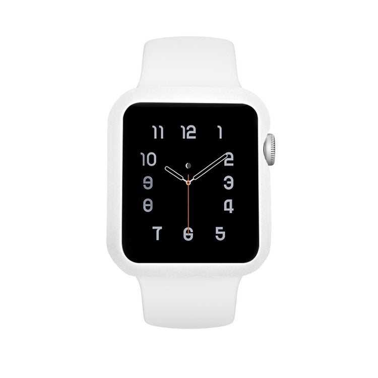 Apple Watch Series 5 44mm / Apple Watch 44mm Holdbar Silikone Bumper  - Hvid#serie_2