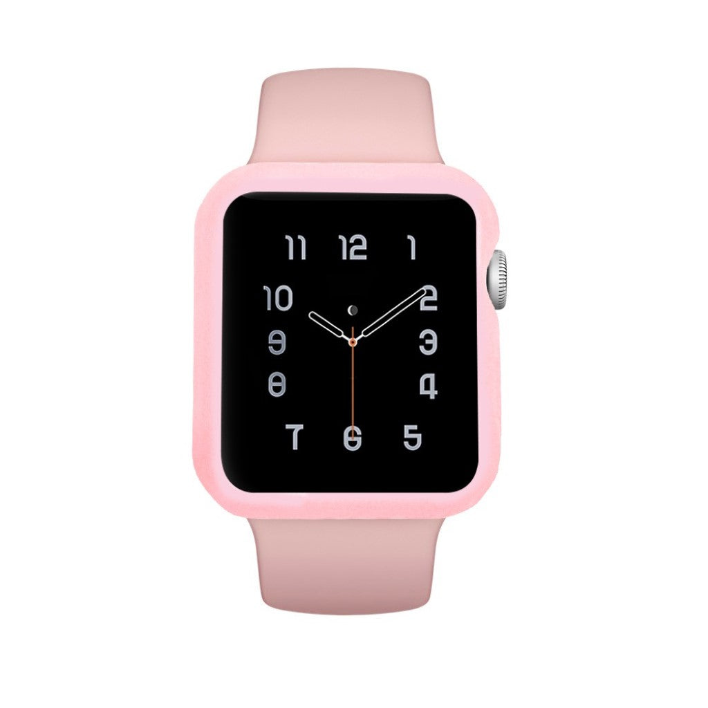 Apple Watch Series 5 44mm / Apple Watch 44mm Holdbar Silikone Bumper  - Pink#serie_6