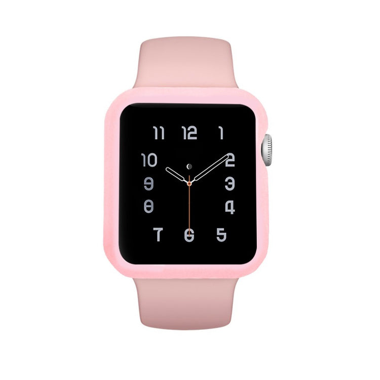 Apple Watch Series 5 44mm / Apple Watch 44mm Holdbar Silikone Bumper  - Pink#serie_6