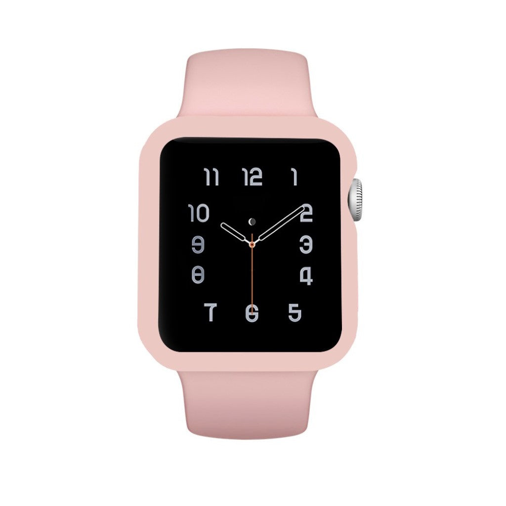 Apple Watch Series 5 44mm / Apple Watch 44mm Holdbar Silikone Bumper  - Pink#serie_7