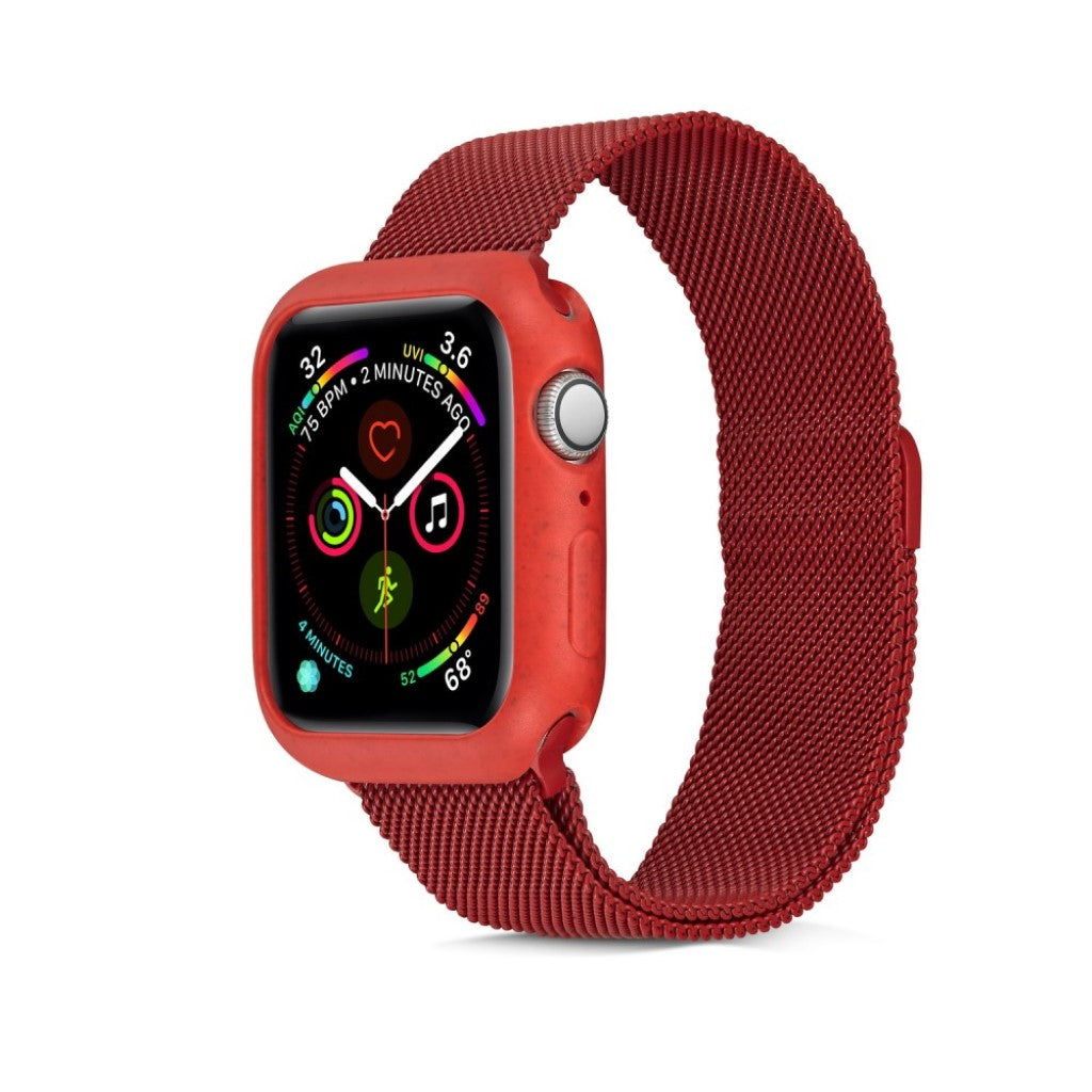 Meget Fint Apple Watch Series 5 44mm / Apple Watch 44mm Silikone Cover - Rød#serie_2