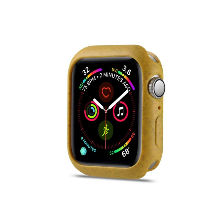 Meget Fint Apple Watch Series 5 44mm / Apple Watch 44mm Silikone Cover - Gul#serie_4