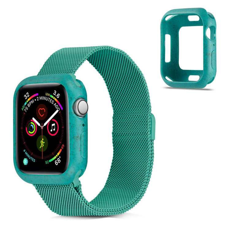 Meget Fint Apple Watch Series 5 44mm / Apple Watch 44mm Silikone Cover - Grøn#serie_5