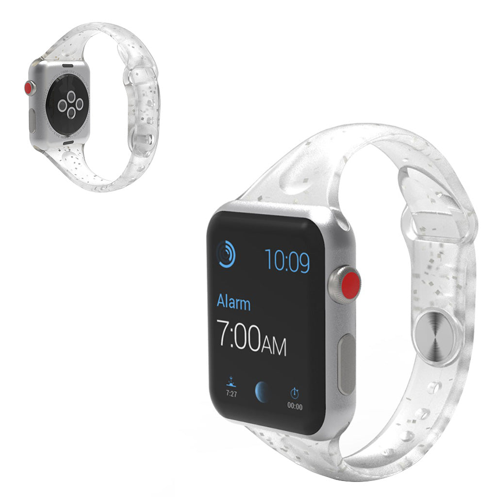 Fantastisk Universal Apple Silikone Rem - Hvid#serie_2