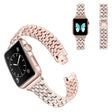 Super Słodki Apple Smartwatch Metal I Stras Uniwersalne Pasek