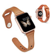 Niezwykle Modny Apple Smartwatch Skóra Naturalna Uniwersalne Pasek
