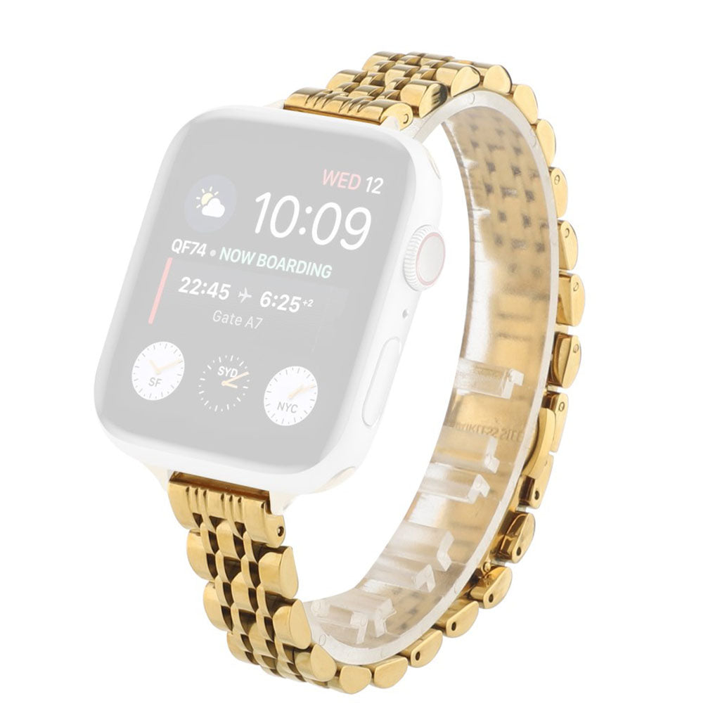  Apple Watch Series 6 44mm / Apple Watch Series 5 44mm Metal Rem - Guld#serie_3