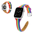 Mega Stylowy Apple Smartwatch Skóra Naturalna Uniwersalne Pasek