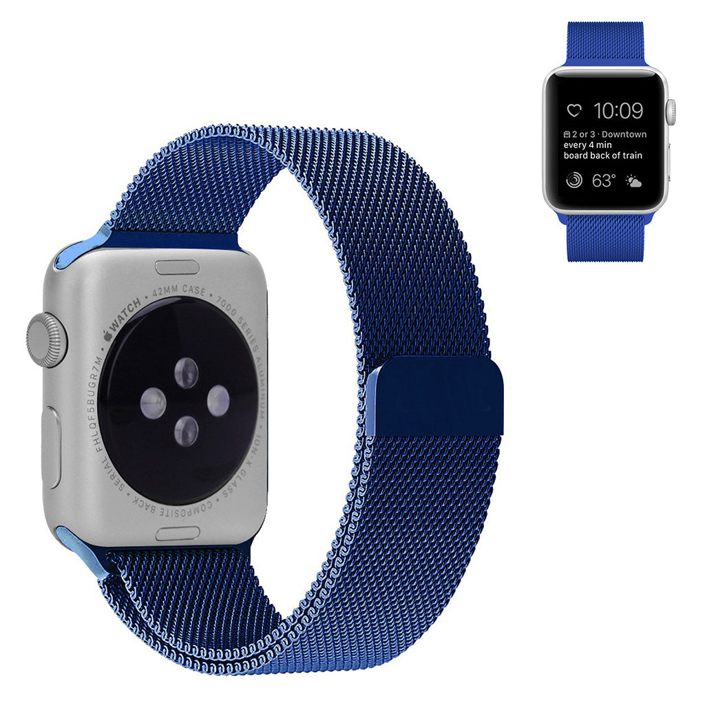  Apple Watch Series 6 40mm / Apple Watch Series 5 40mm Metal Rem - Blå#serie_12