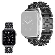 Mega Słodki Apple Smartwatch Metal I Skóra Syntetyczna Pu Uniwersalne Pasek