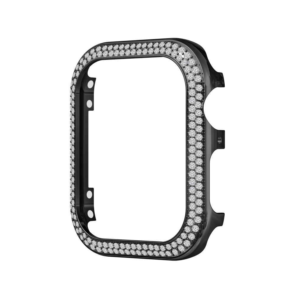 Universal Apple  Metal og Rhinsten Bumper  - Gennemsigtig#serie_1