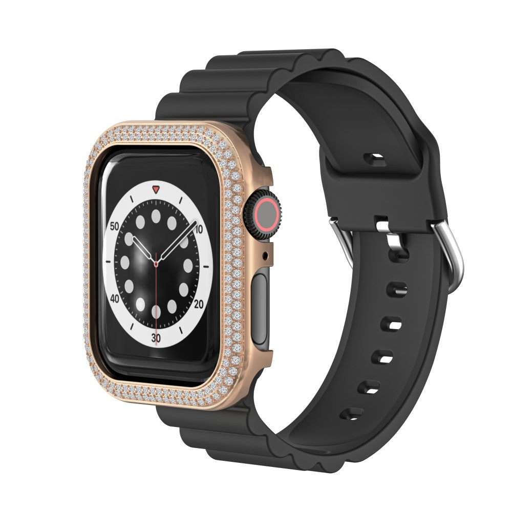 Universal Apple  Metal og Rhinsten Bumper  - Pink#serie_3