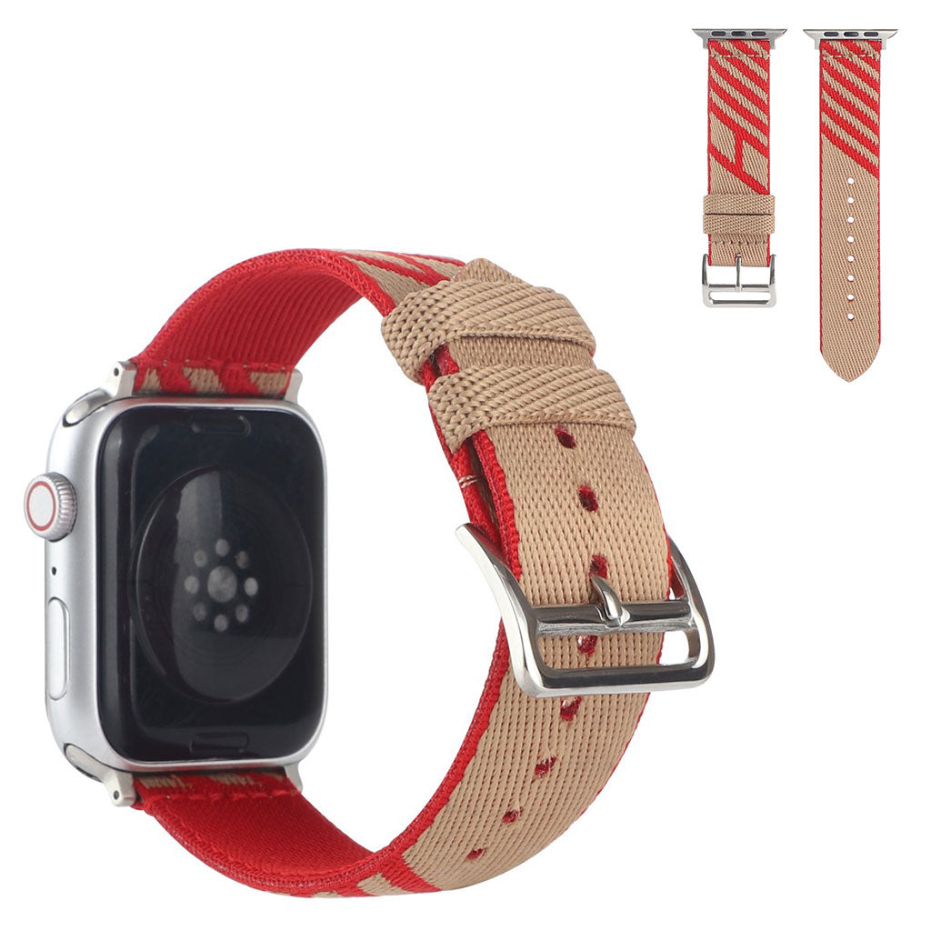 Helt vildt hårdfør Universal Apple Nylon Rem - Rød#serie_3