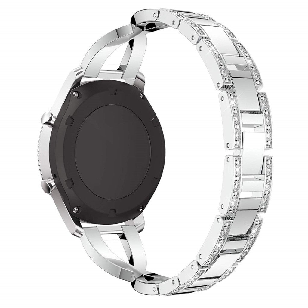 Super flot Universal Metal og Rhinsten Rem - Sølv#serie_2