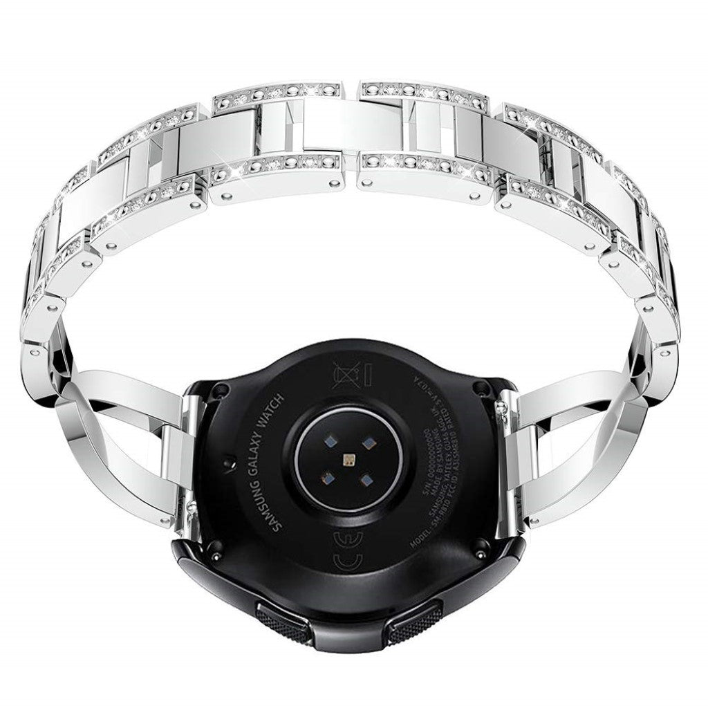 Super flot Universal Metal og Rhinsten Rem - Sølv#serie_2