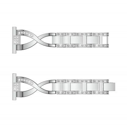 Super flot Universal Metal og Rhinsten Rem - Sølv#serie_2