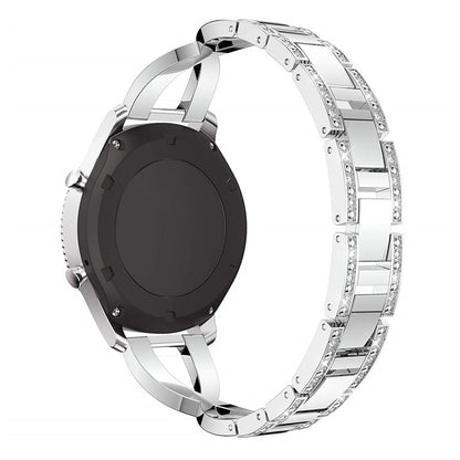 Super flot Universal Metal og Rhinsten Rem - Sølv#serie_2
