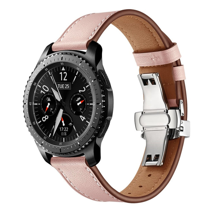  Samsung Gear S3 / Samsung Gear S3 Frontier Ægte læder Rem - Pink#serie_14