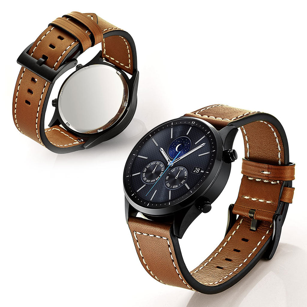  Samsung Gear S3 / Samsung Gear S3 Frontier Ægte læder Rem - Brun#serie_3