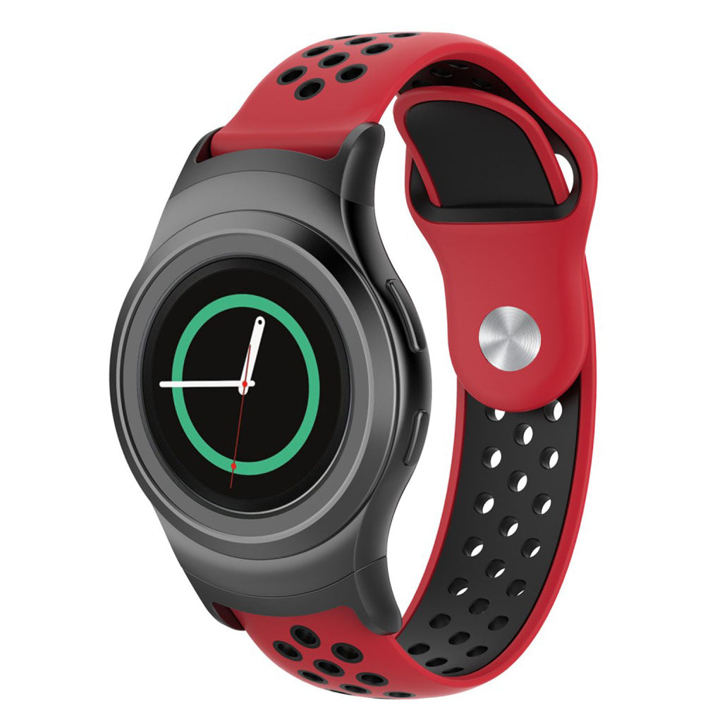 Helt vildt rart Samsung Gear S2 Silikone Rem - Grøn#serie_3