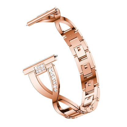 Helt vildt pænt Universal Metal og Rhinsten Rem - Pink#serie_3