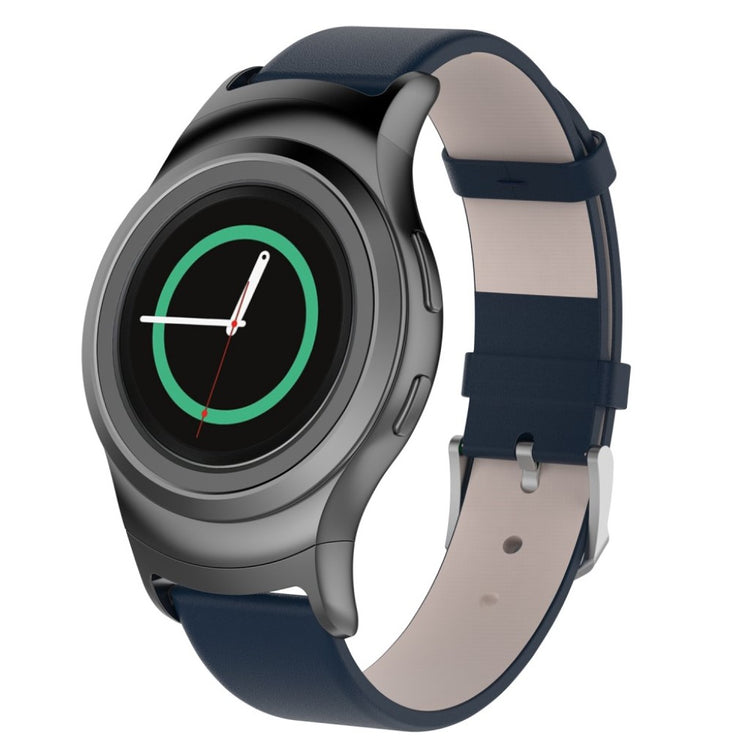 Mega pænt Samsung Gear S2 Kunstlæder Rem - Blå#serie_4