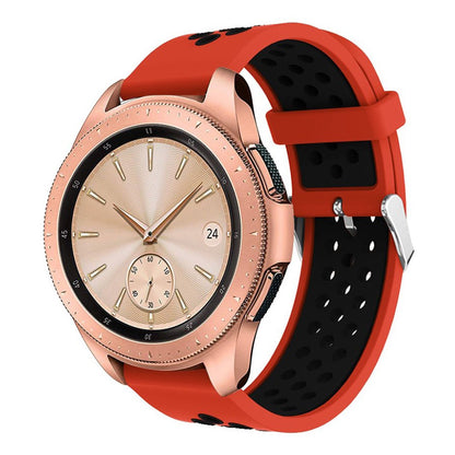 Pænt Samsung Galaxy Watch (42mm) Silikone Rem - Flerfarvet#serie_9
