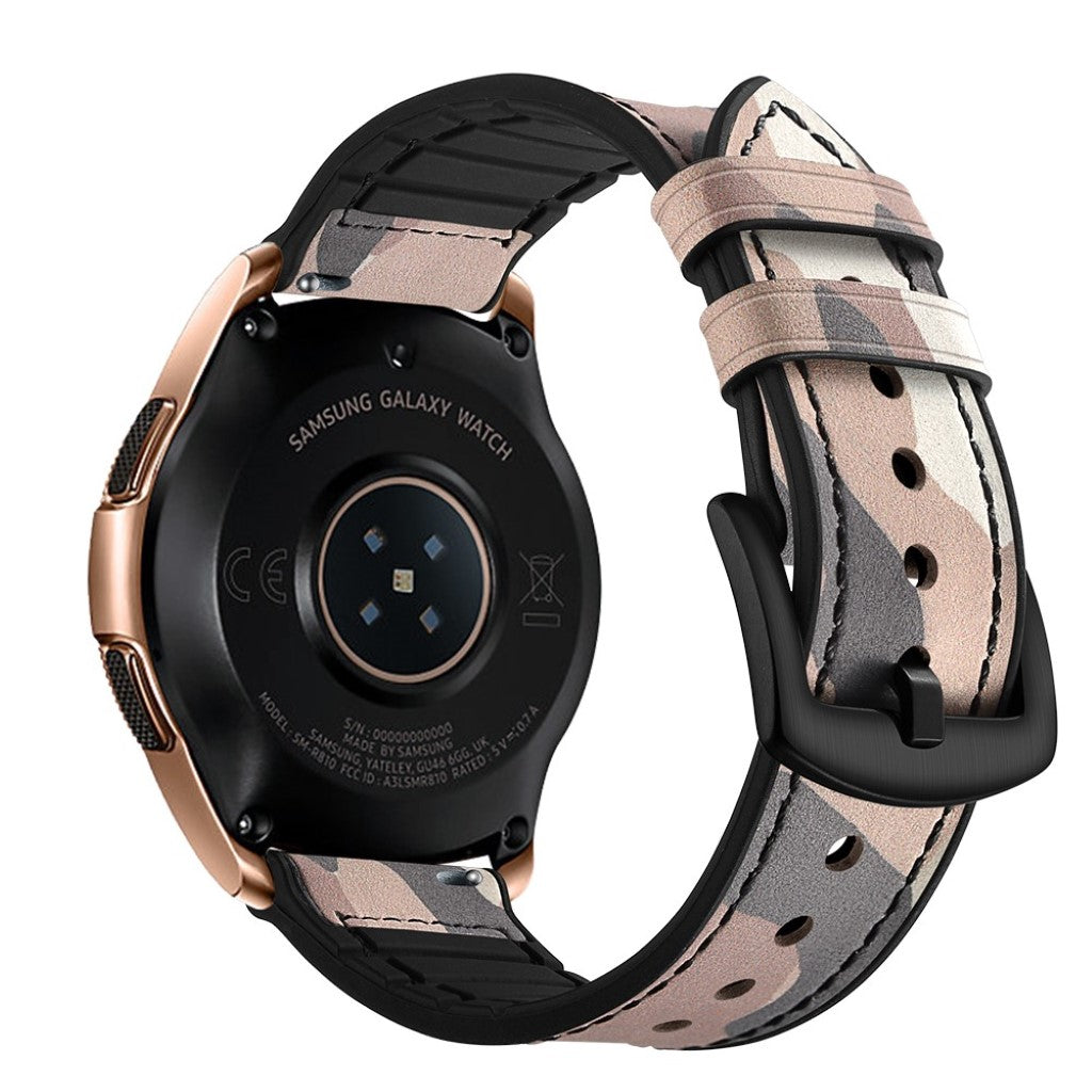 Mega nydelig Samsung Galaxy Watch (42mm) Ægte læder Rem - Flerfarvet#serie_6
