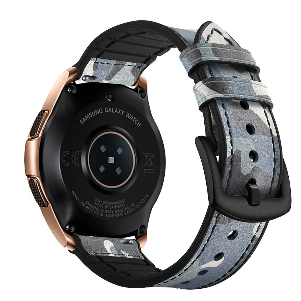 Mega nydelig Samsung Galaxy Watch (42mm) Ægte læder Rem - Flerfarvet#serie_7