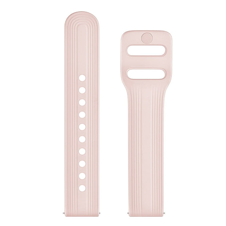 Rigtigt sejt Samsung Galaxy Watch (42mm) Silikone Rem - Pink#serie_3