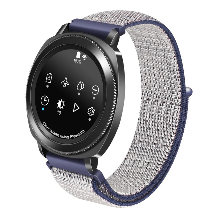 Helt vildt sejt Samsung Galaxy Watch (46mm) Nylon Rem - Blå#serie_1