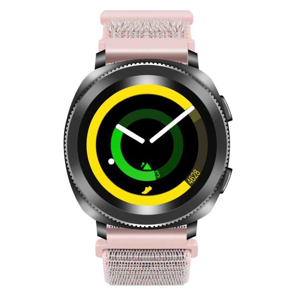 Helt vildt sejt Samsung Galaxy Watch (46mm) Nylon Rem - Pink#serie_2