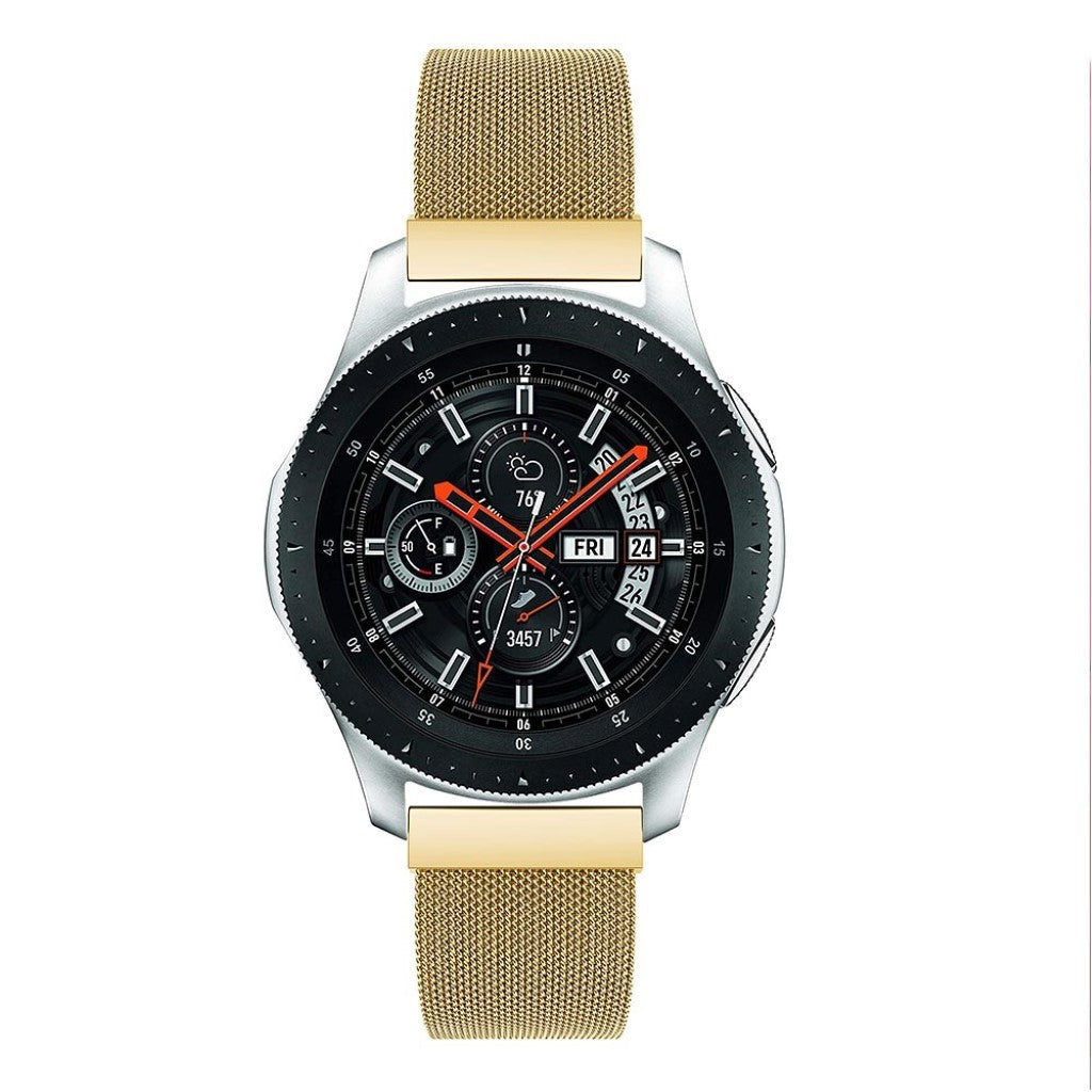 Rigtigt pænt Samsung Galaxy Watch (46mm) Metal Rem - Guld#serie_2