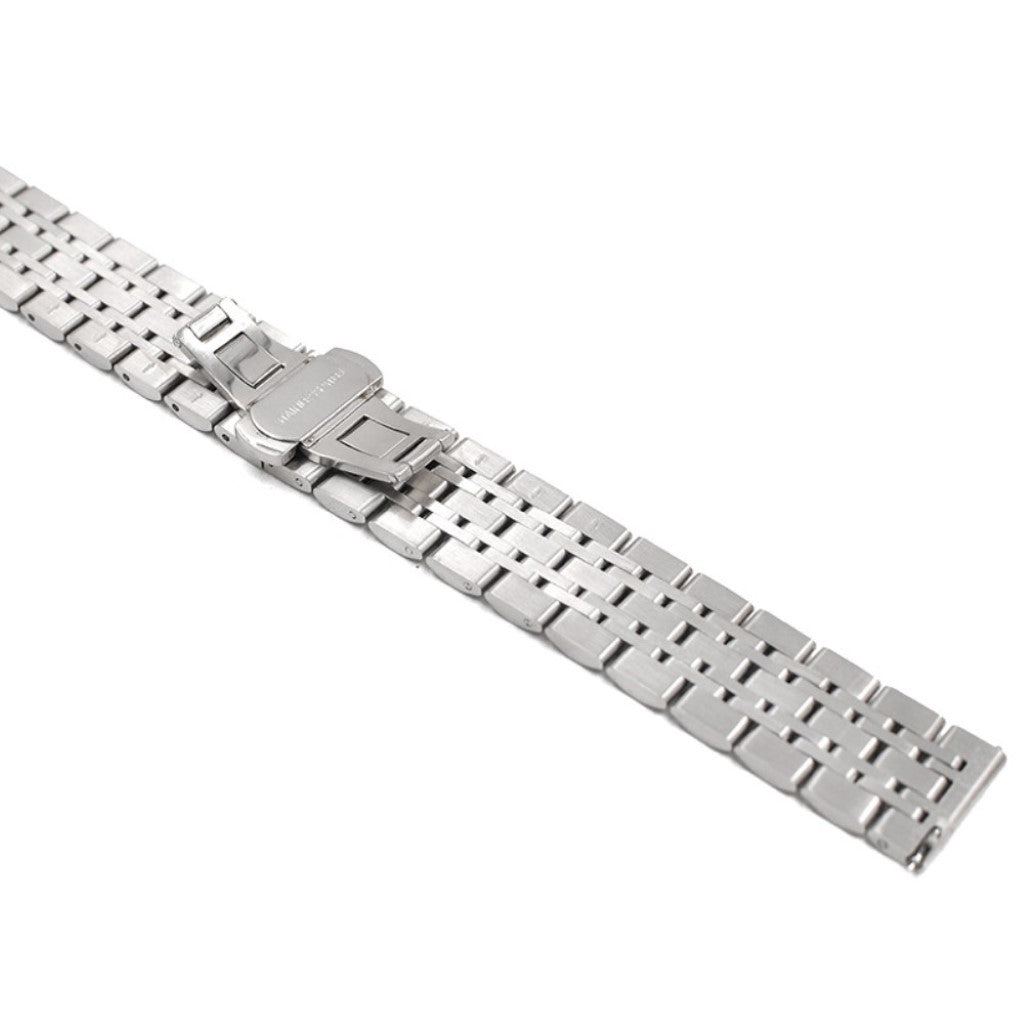 Helt vildt flot Samsung Galaxy Watch (46mm) Metal Rem - Sølv#serie_2