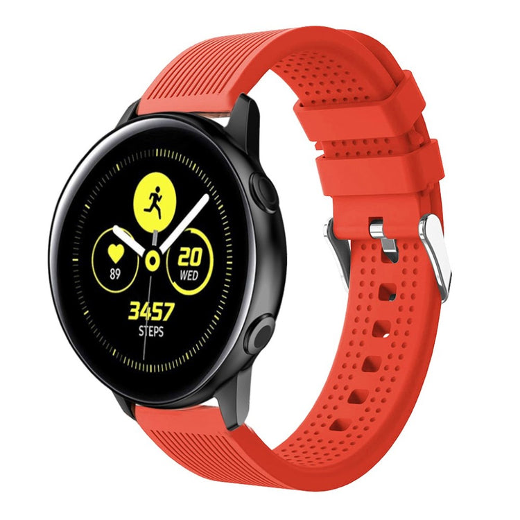 Rigtigt fed Samsung Galaxy Watch Active Silikone Rem - Orange#serie_4