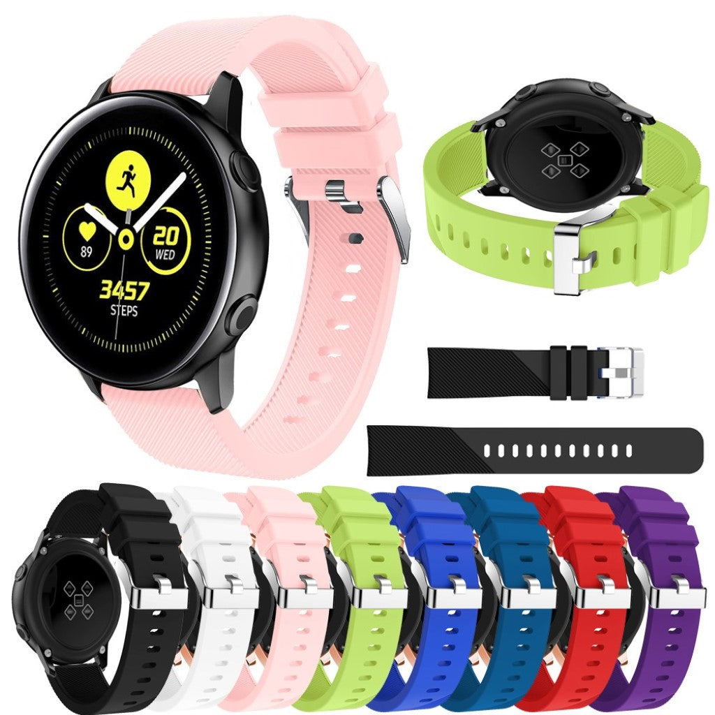 Meget cool Samsung Galaxy Watch Active Silikone Rem - Pink#serie_4