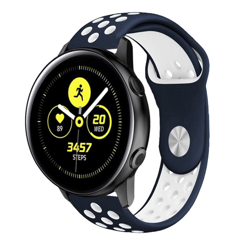 Rigtigt flot Samsung Galaxy Watch Active Silikone Rem - Flerfarvet#serie_6