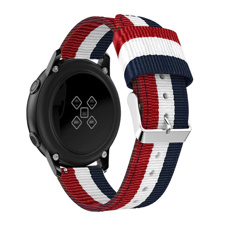 Super fantastisk Samsung Galaxy Watch Active Nylon Rem - Flerfarvet#serie_1