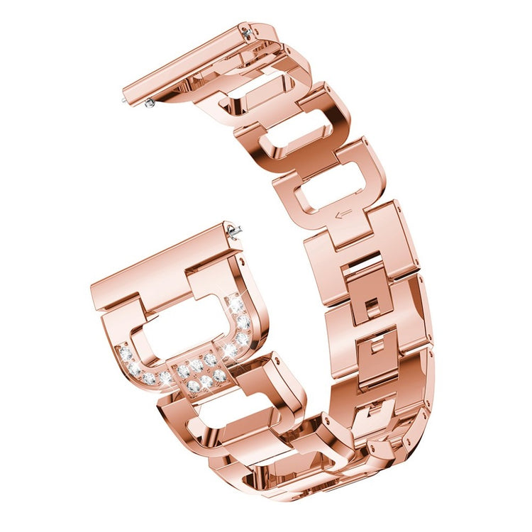 Cool Samsung Galaxy Watch Active Metal og Rhinsten Rem - Pink#serie_3