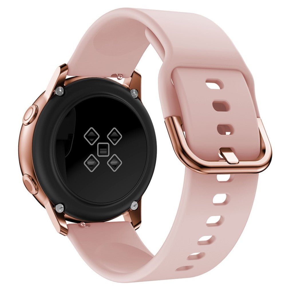 Vildt fed Samsung Galaxy Watch Active Silikone Rem - Pink#serie_4