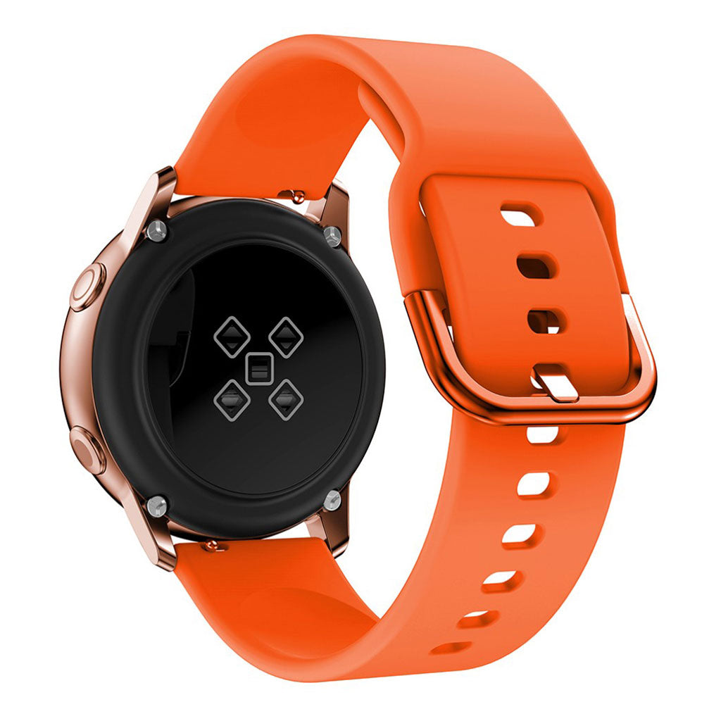 Vildt fed Samsung Galaxy Watch Active Silikone Rem - Orange#serie_6