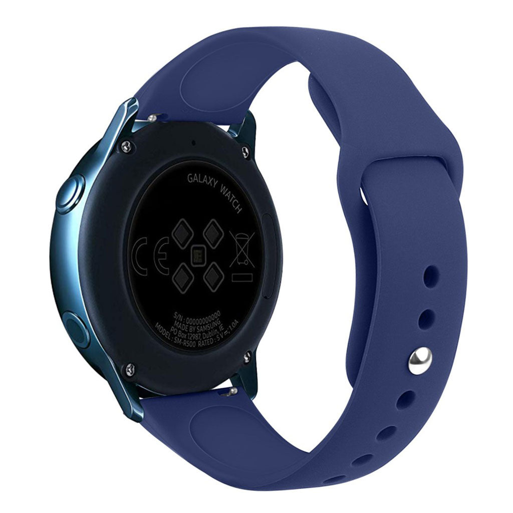 Super slidstærk Samsung Galaxy Watch Active Silikone Rem - Lilla#serie_8