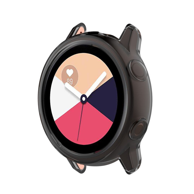 Meget Fint Samsung Galaxy Watch Active Silikone Cover - Sort#serie_3