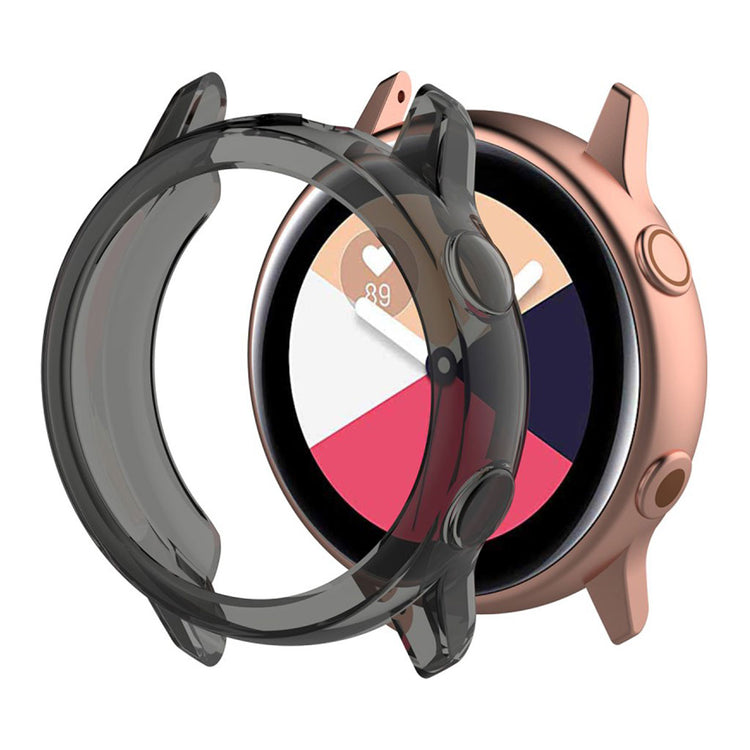 Meget Fint Samsung Galaxy Watch Active Silikone Cover - Sort#serie_3